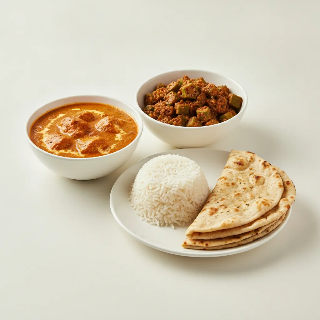 Bronze Package — Butter Chicken and Bhindi Masala Bronze Package — Butter Chicken and Bhindi Masala