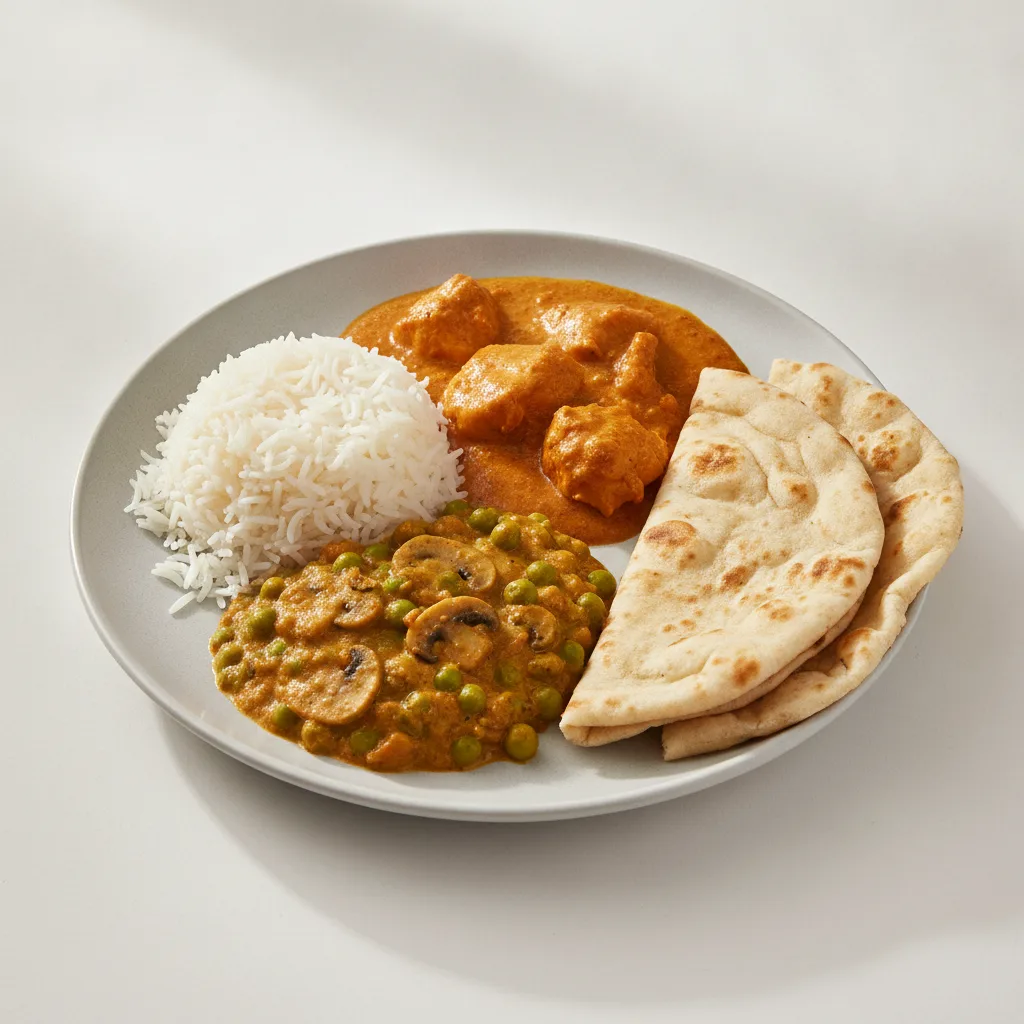 Bronze Package — Butter Chicken and Matar Mushroom Bronze Package — Butter Chicken and Matar Mushroom