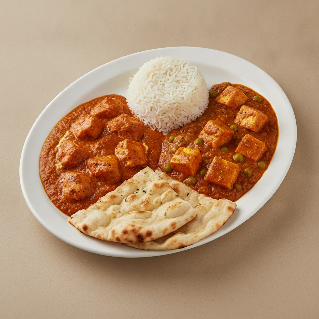 Bronze Package — Chicken Tikka Masala and Matar Paneer Bronze Package — Chicken Tikka Masala and Matar Paneer
