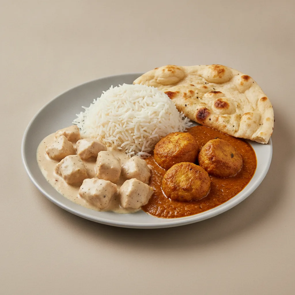Bronze Package — Creamy Coconut Chicken and Malai Kofta Bronze Package — Creamy Coconut Chicken and Malai Kofta