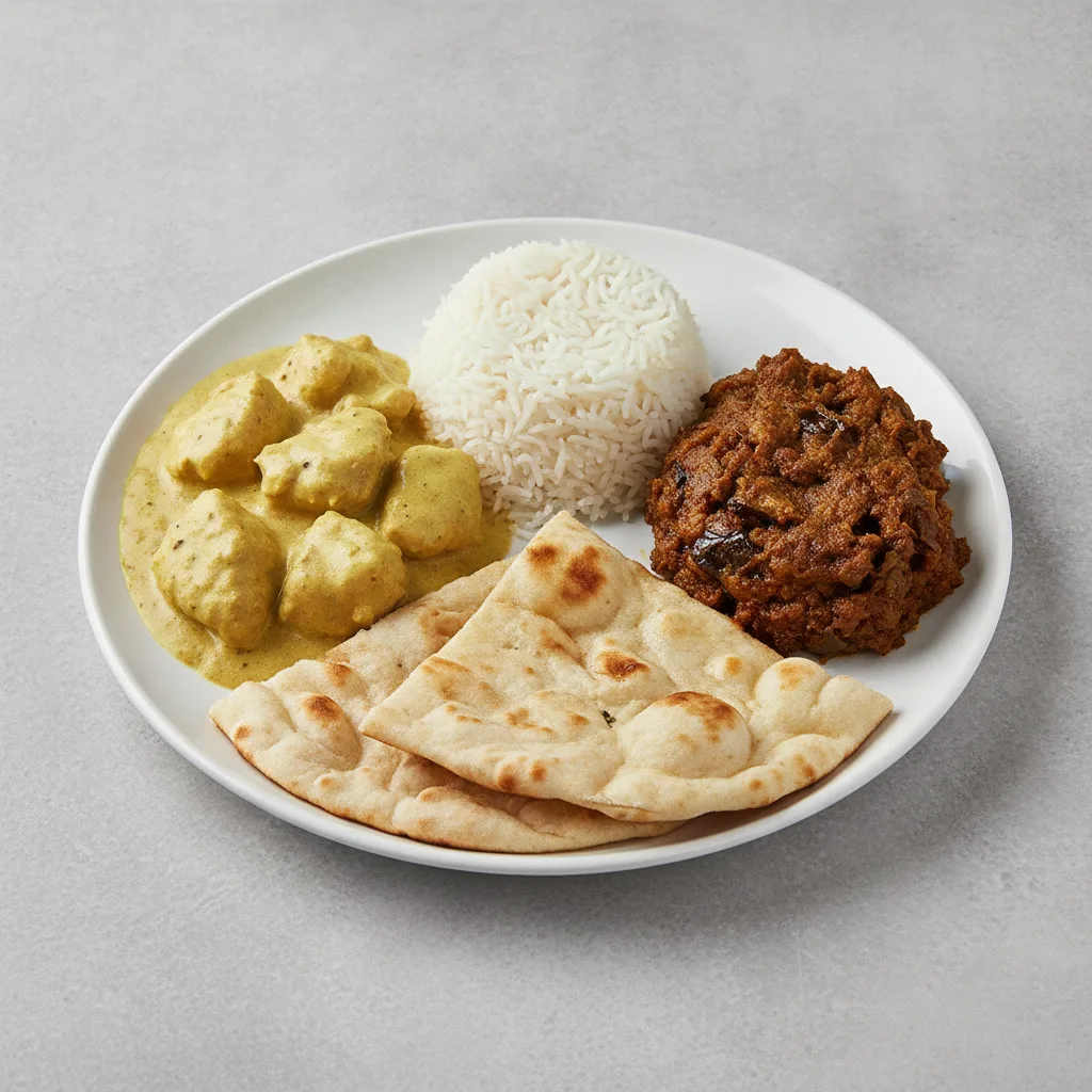 Bronze Package — Creamy Coconut Chicken and Baingan Bharta Bronze Package — Creamy Coconut Chicken and Baingan Bharta