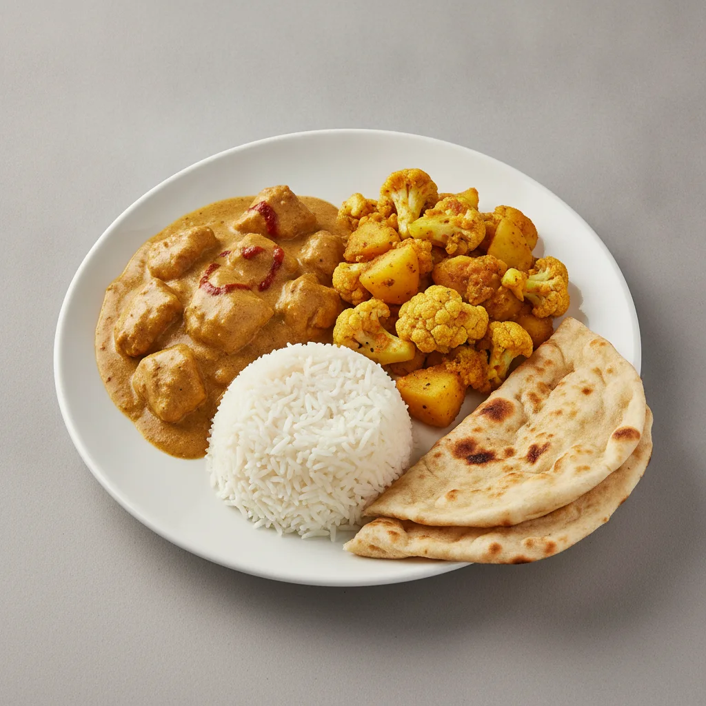 Bronze Package — Creamy Coconut Chicken and Aloo Gobi Bronze Package — Creamy Coconut Chicken and Aloo Gobi