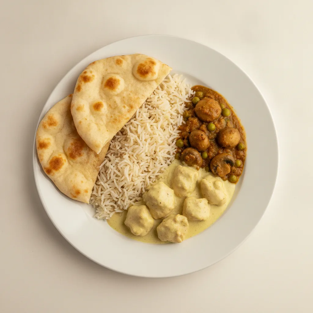 Bronze Package — Creamy Coconut Chicken and Matar Mushroom Bronze Package — Creamy Coconut Chicken and Matar Mushroom