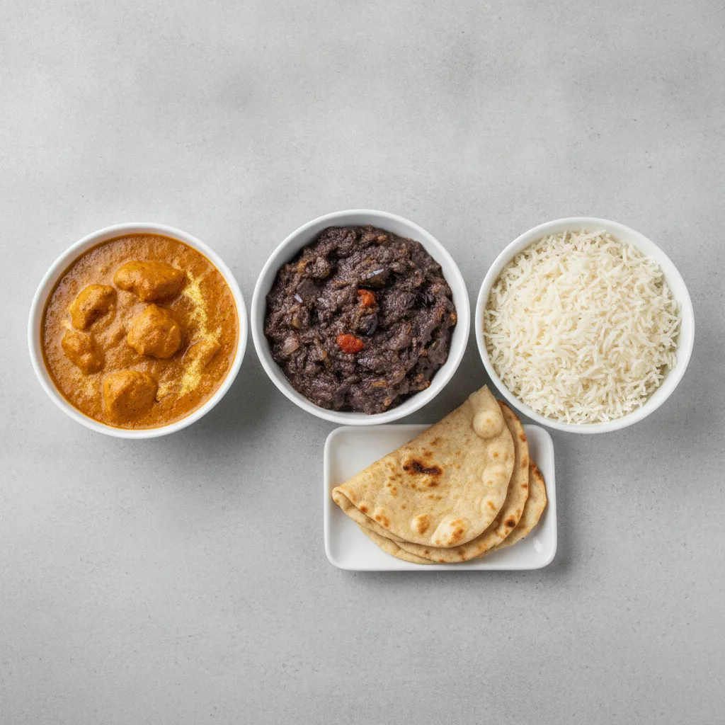 Bronze Package — Chicken Korma and Baingan Bharta Bronze Package — Chicken Korma and Baingan Bharta