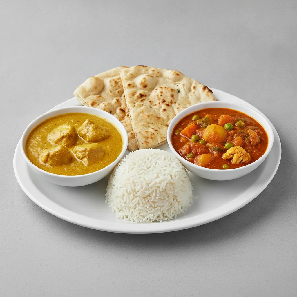 Bronze Package — Chicken Korma and Vegetable Curry Bronze Package — Chicken Korma and Vegetable Curry
