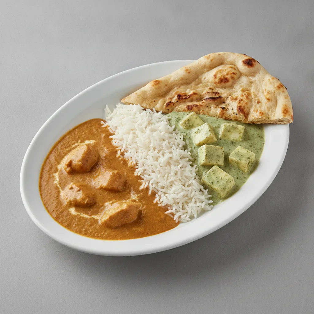 Bronze Package — Chicken Korma and Paneer Mint Curry Bronze Package — Chicken Korma and Paneer Mint Curry