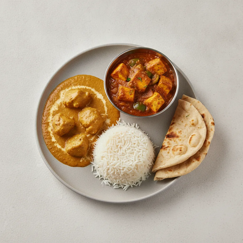 Bronze Package — Chicken Korma and Paneer Kadai Bronze Package — Chicken Korma and Paneer Kadai
