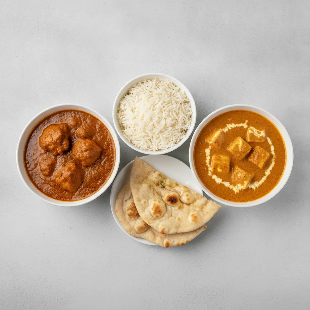 Bronze Package — Chicken Curry and Shahi Paneer Korma Bronze Package — Chicken Curry and Shahi Paneer Korma