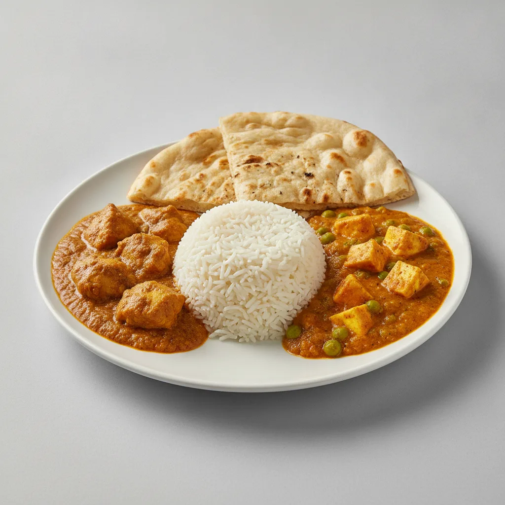 Bronze Package — Chicken Curry and Matar Paneer Bronze Package — Chicken Curry and Matar Paneer