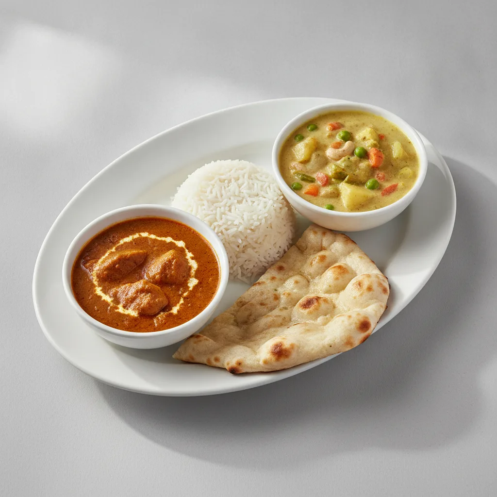 Bronze Package — Chicken Curry and Navratan Korma Bronze Package — Chicken Curry and Navratan Korma