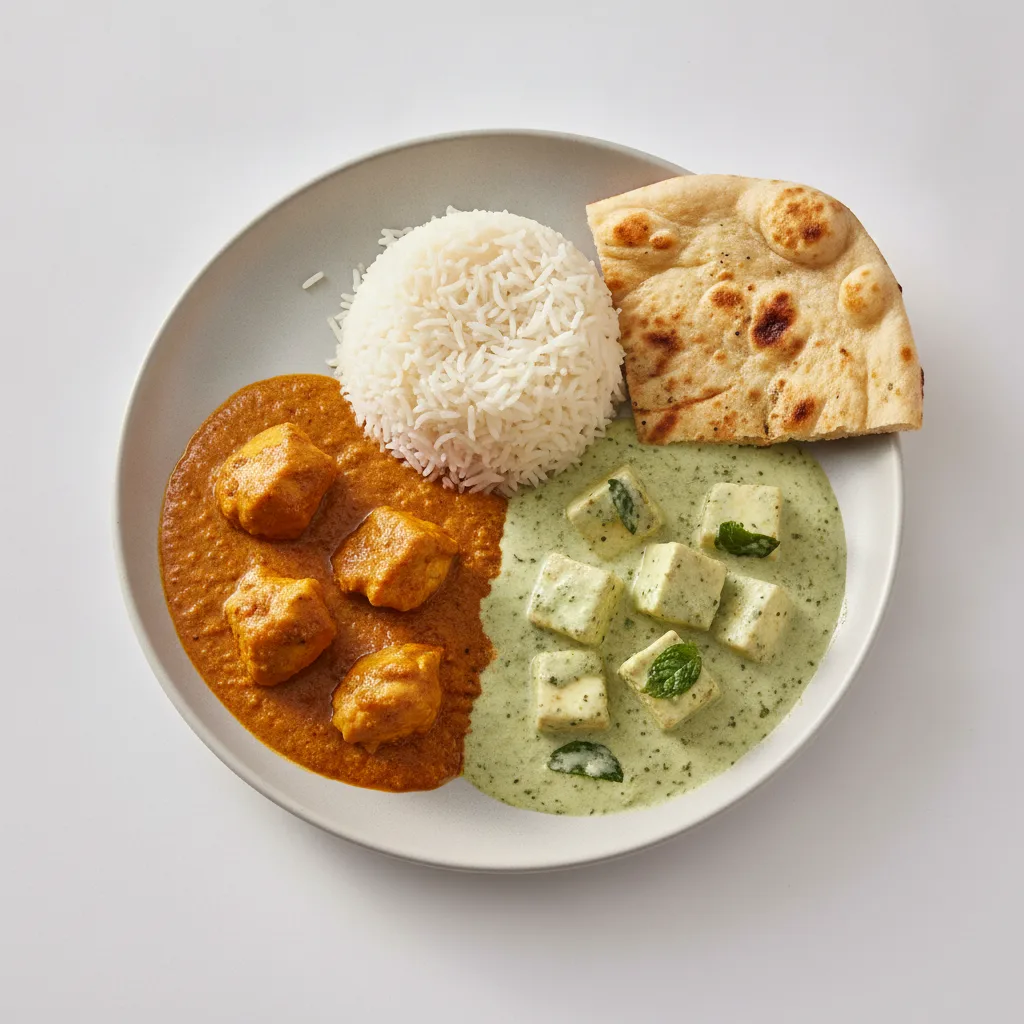 Bronze Package — Chicken Curry and Paneer Mint Curry Bronze Package — Chicken Curry and Paneer Mint Curry