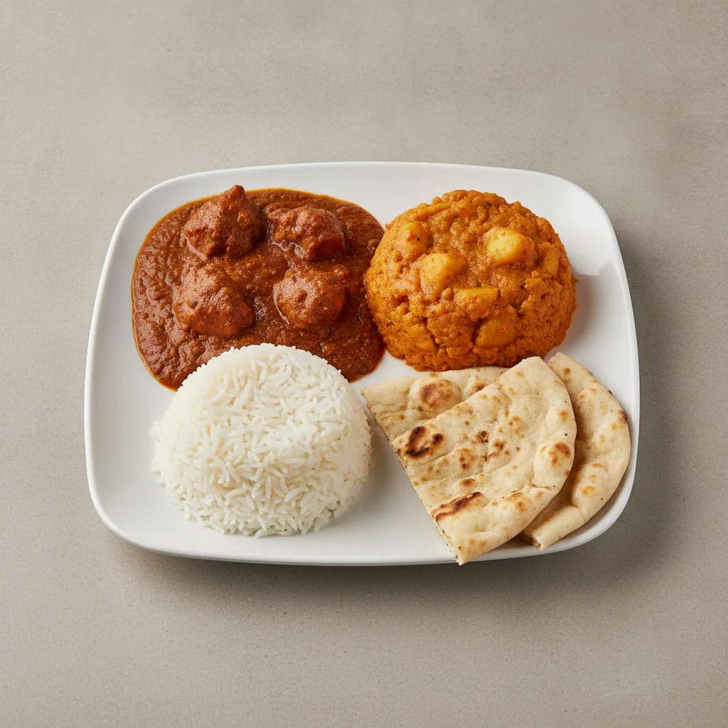 Bronze Package — Chicken Vindaloo and Potato Tikka Masala Bronze Package — Chicken Vindaloo and Potato Tikka Masala