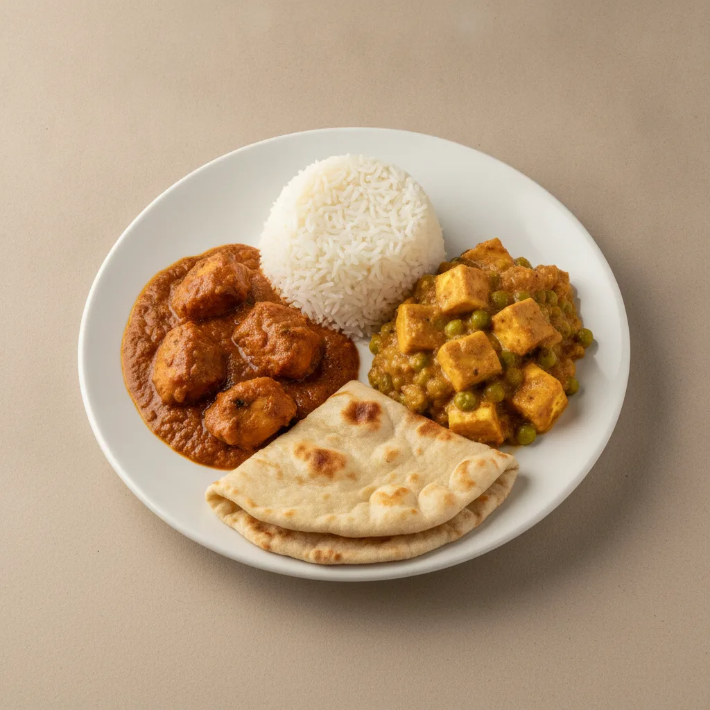 Bronze Package — Chicken Vindaloo and Matar Paneer Bronze Package — Chicken Vindaloo and Matar Paneer