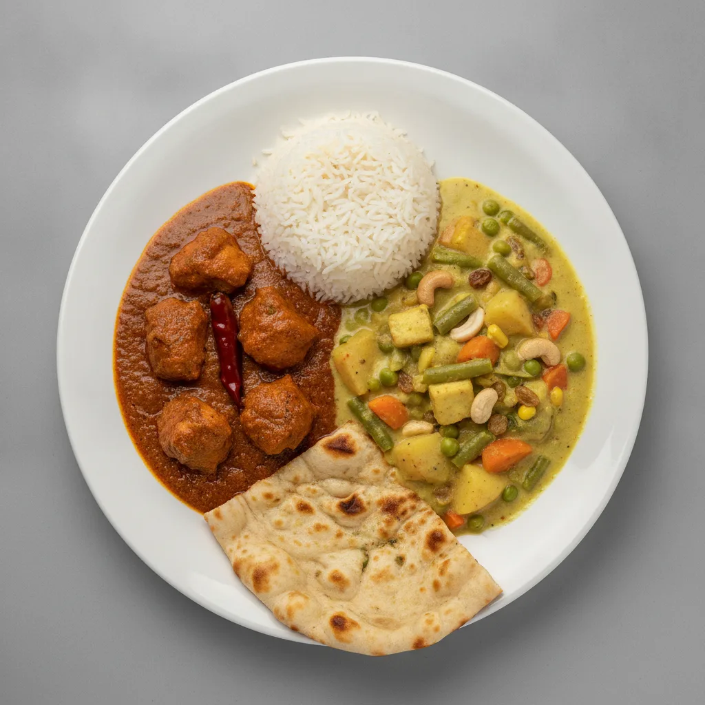 Bronze Package — Chicken Vindaloo and Navratan Korma Bronze Package — Chicken Vindaloo and Navratan Korma