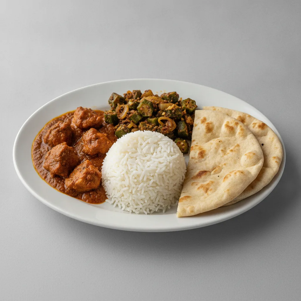 Bronze Package — Chicken Vindaloo and Bhindi Masala Bronze Package — Chicken Vindaloo and Bhindi Masala