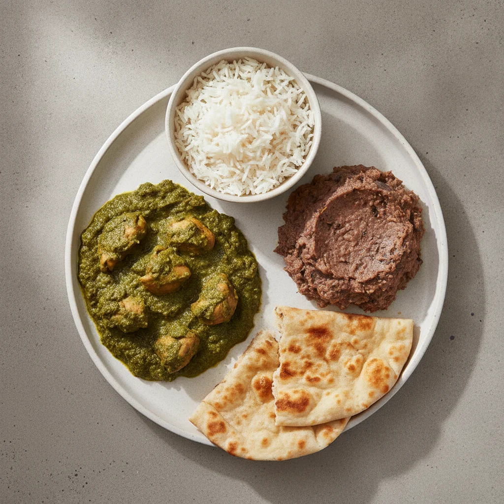 Bronze Package — Chicken Saag and Baingan Bharta Bronze Package — Chicken Saag and Baingan Bharta