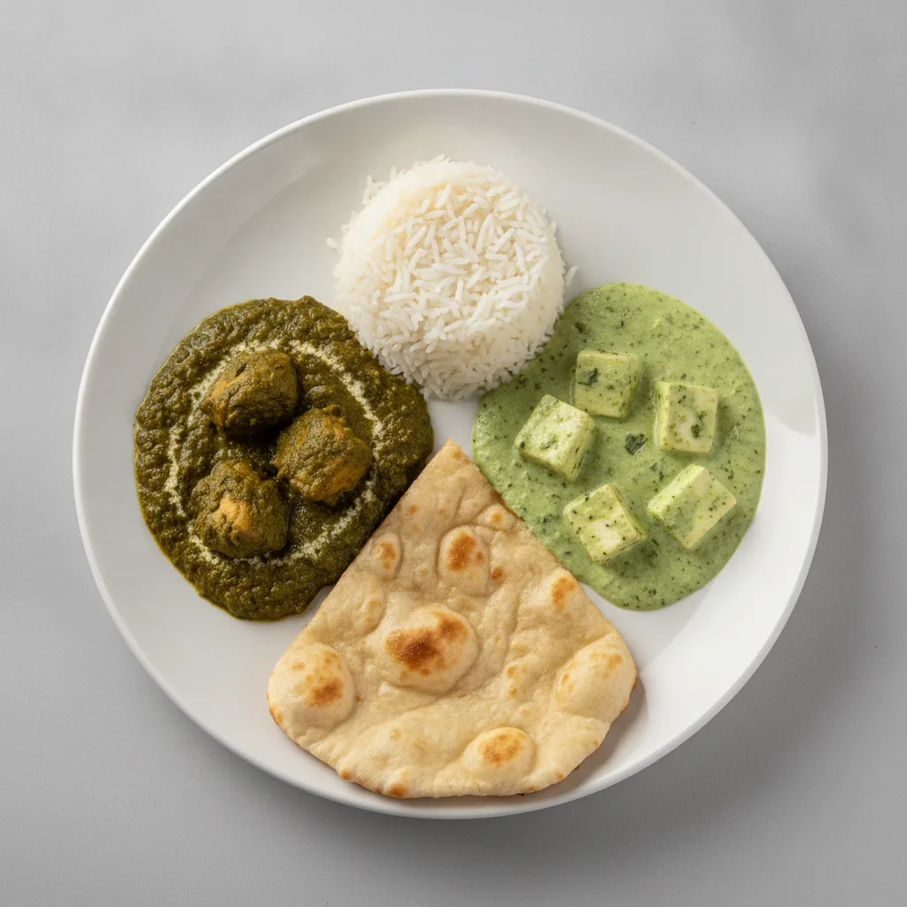 Bronze Package — Chicken Saag and Paneer Mint Curry Bronze Package — Chicken Saag and Paneer Mint Curry