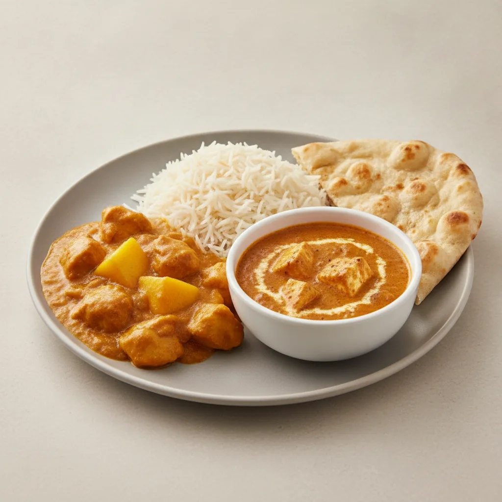 Bronze Package — Chicken Mango and Shahi Paneer Korma Bronze Package — Chicken Mango and Shahi Paneer Korma
