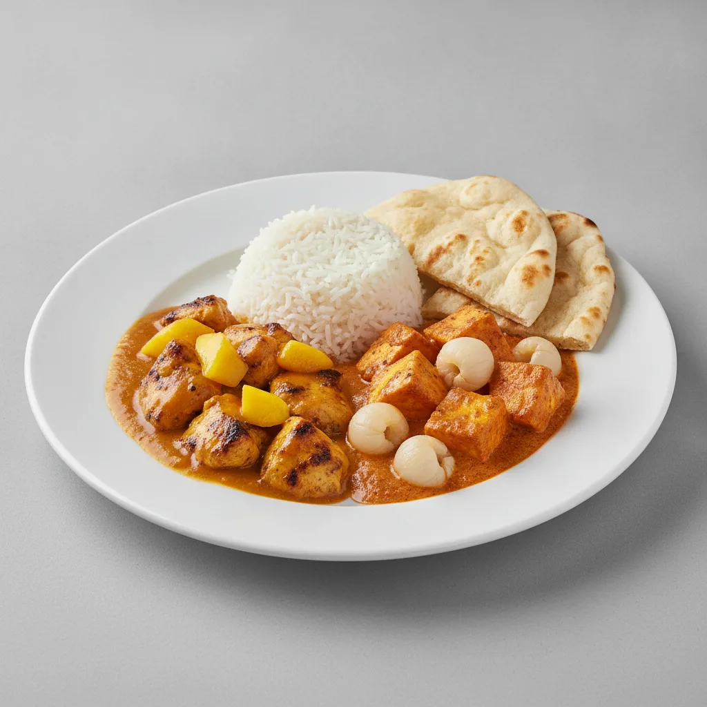 Bronze Package — Chicken Mango and Lychee Paneer Bronze Package — Chicken Mango and Lychee Paneer