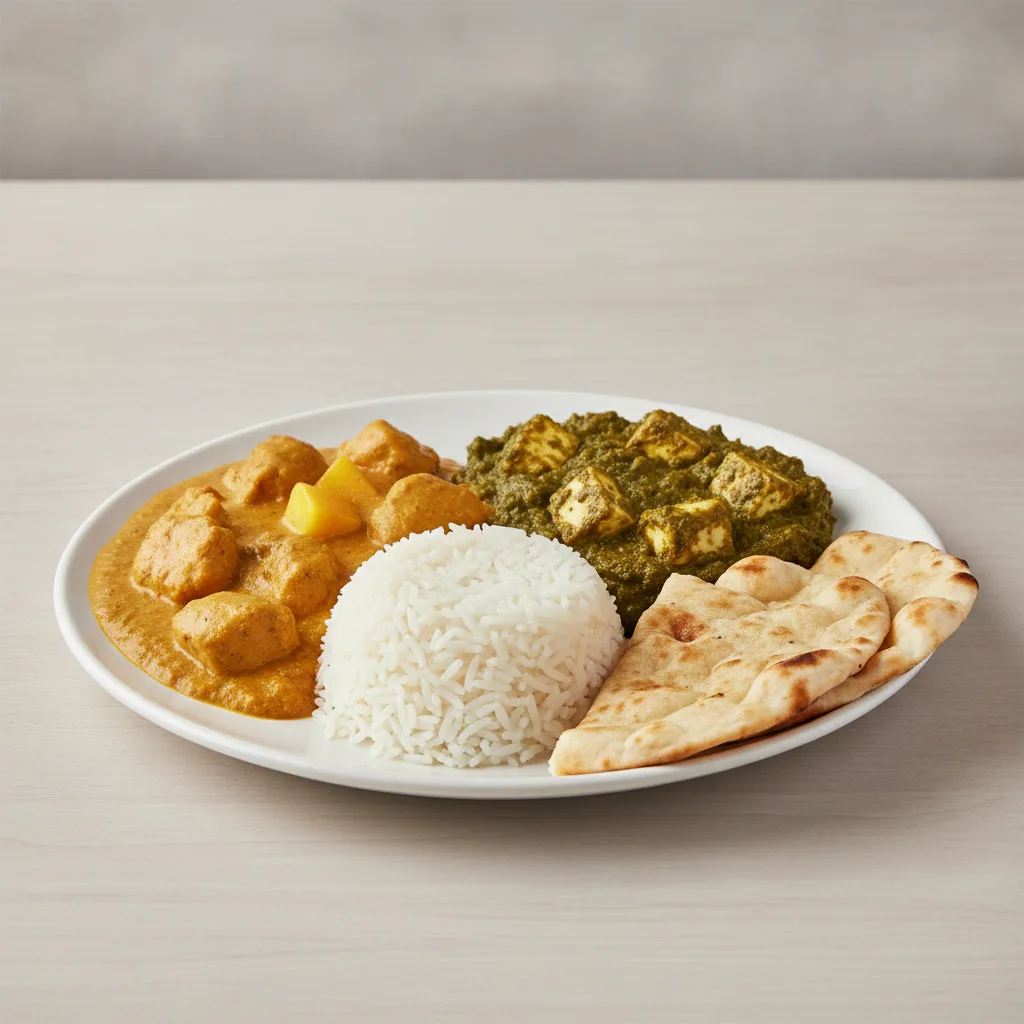 Bronze Package — Chicken Mango and Saag Paneer Bronze Package — Chicken Mango and Saag Paneer