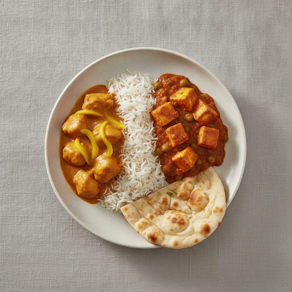 Bronze Package — Chicken Mango and Matar Paneer Bronze Package — Chicken Mango and Matar Paneer