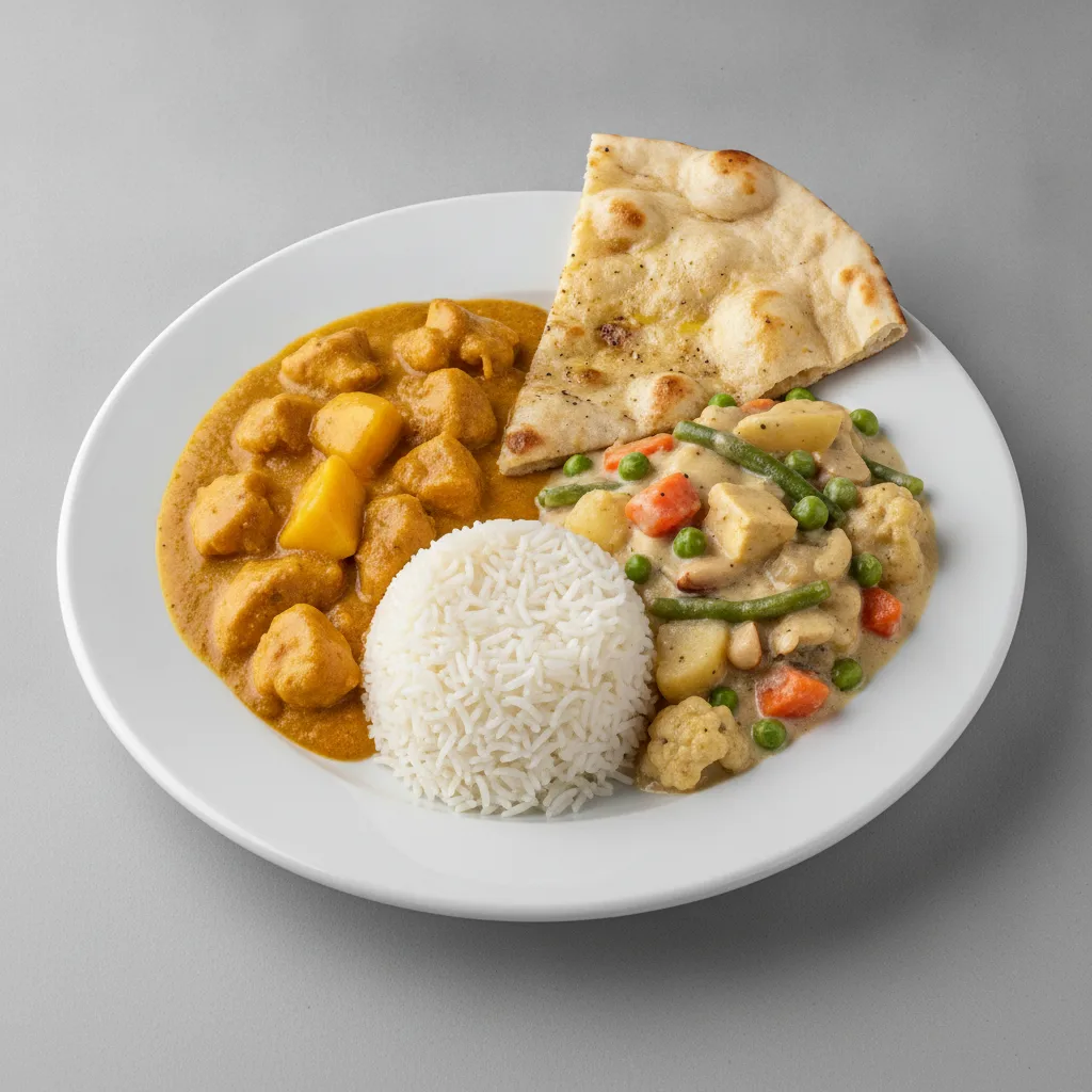 Bronze Package — Chicken Mango and Navratan Korma Bronze Package — Chicken Mango and Navratan Korma