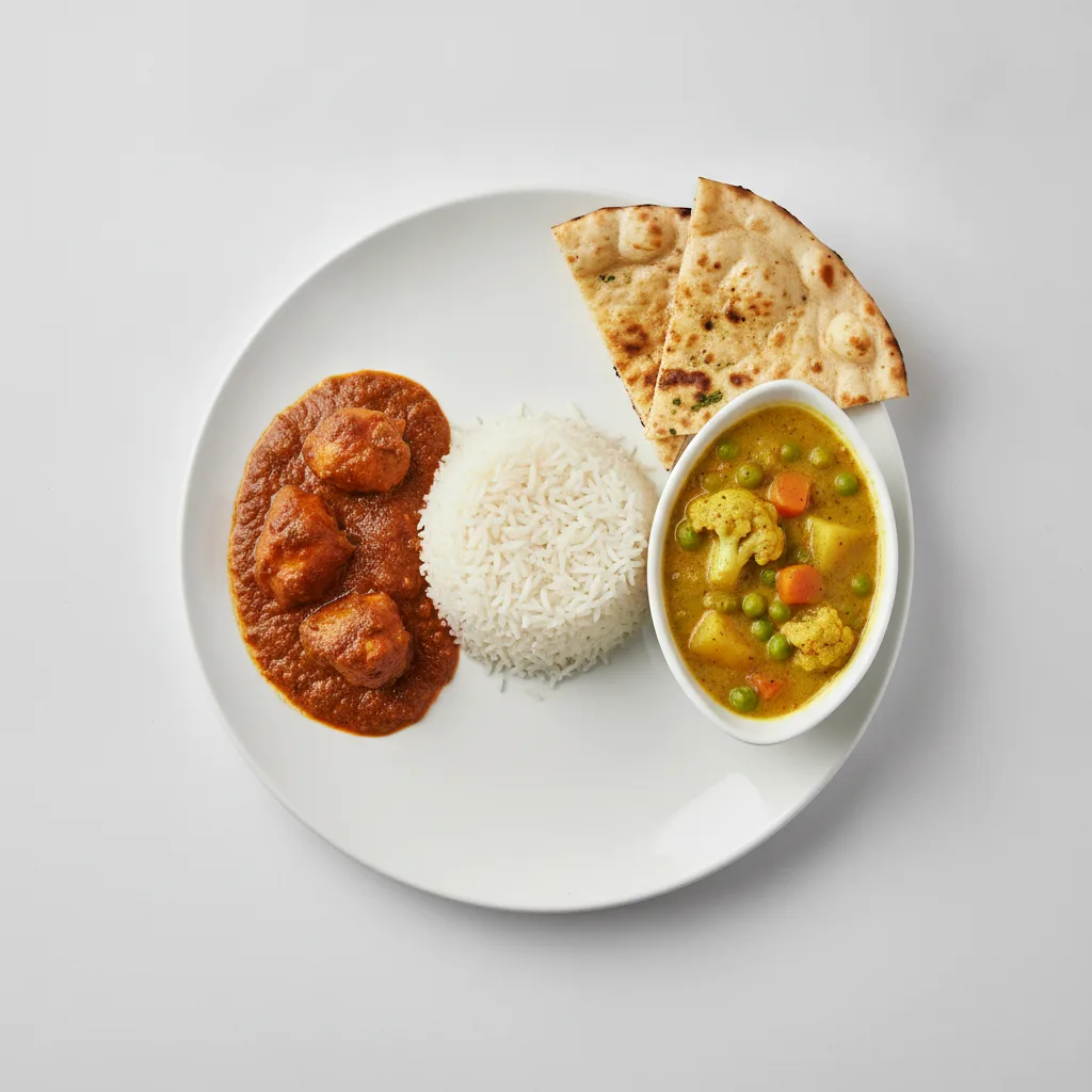 Bronze Package — Chicken Kadai and Vegetable Curry Bronze Package — Chicken Kadai and Vegetable Curry