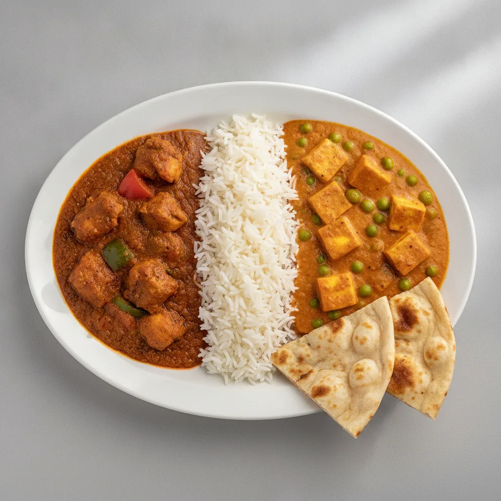 Bronze Package — Chicken Kadai and Matar Paneer Bronze Package — Chicken Kadai and Matar Paneer