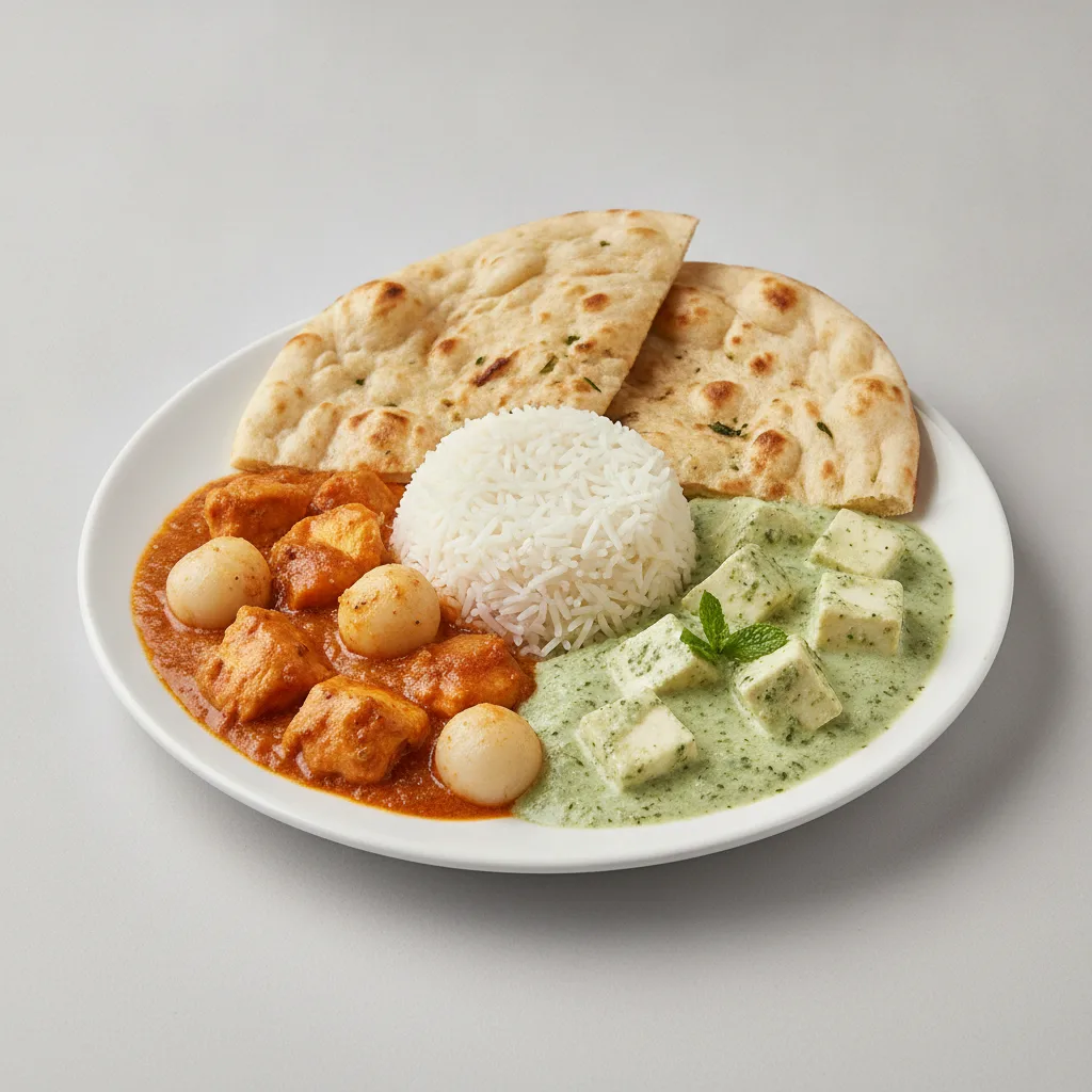 Bronze Package — Lychee Chicken and Paneer Mint Curry Bronze Package — Lychee Chicken and Paneer Mint Curry