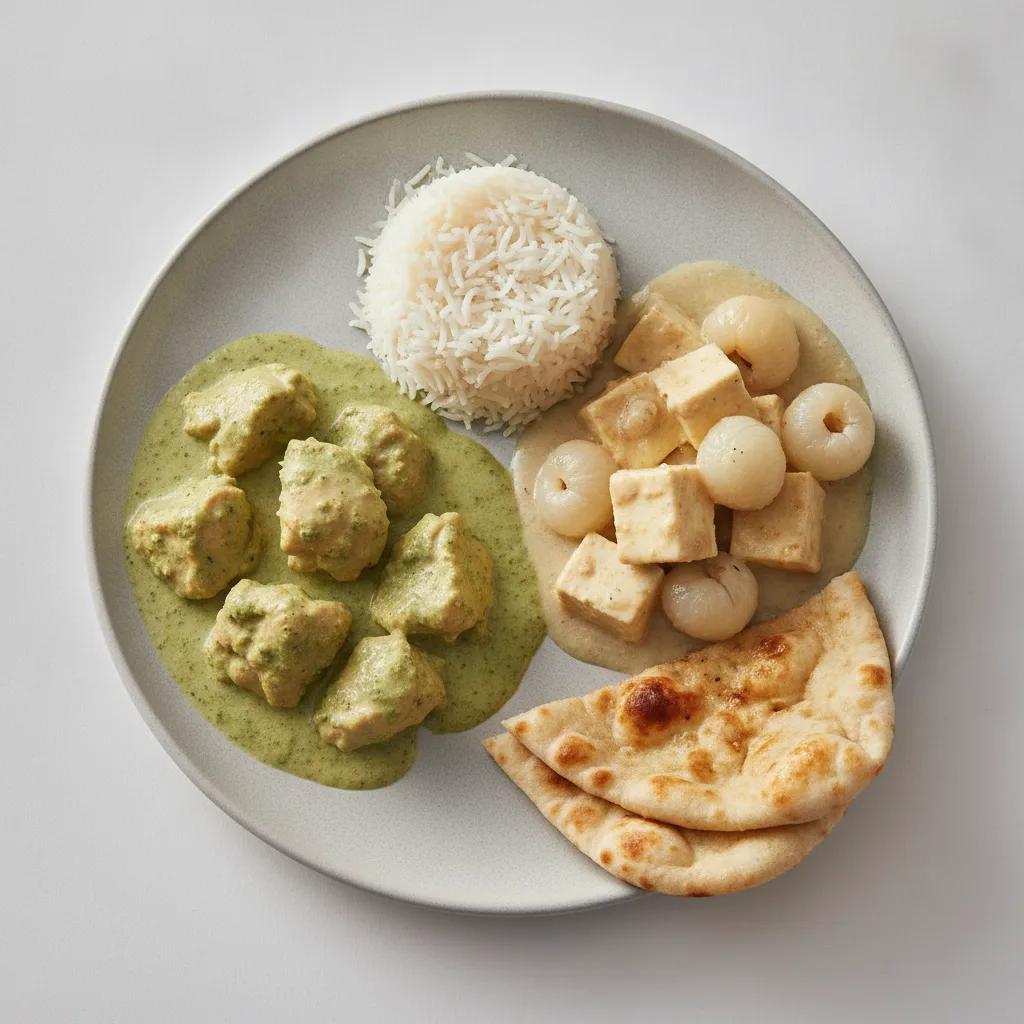 Bronze Package — Chicken Mint Curry and Lychee Paneer Bronze Package — Chicken Mint Curry and Lychee Paneer
