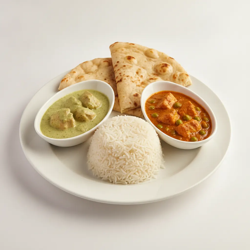 Bronze Package — Chicken Mint Curry and Matar Paneer Bronze Package — Chicken Mint Curry and Matar Paneer