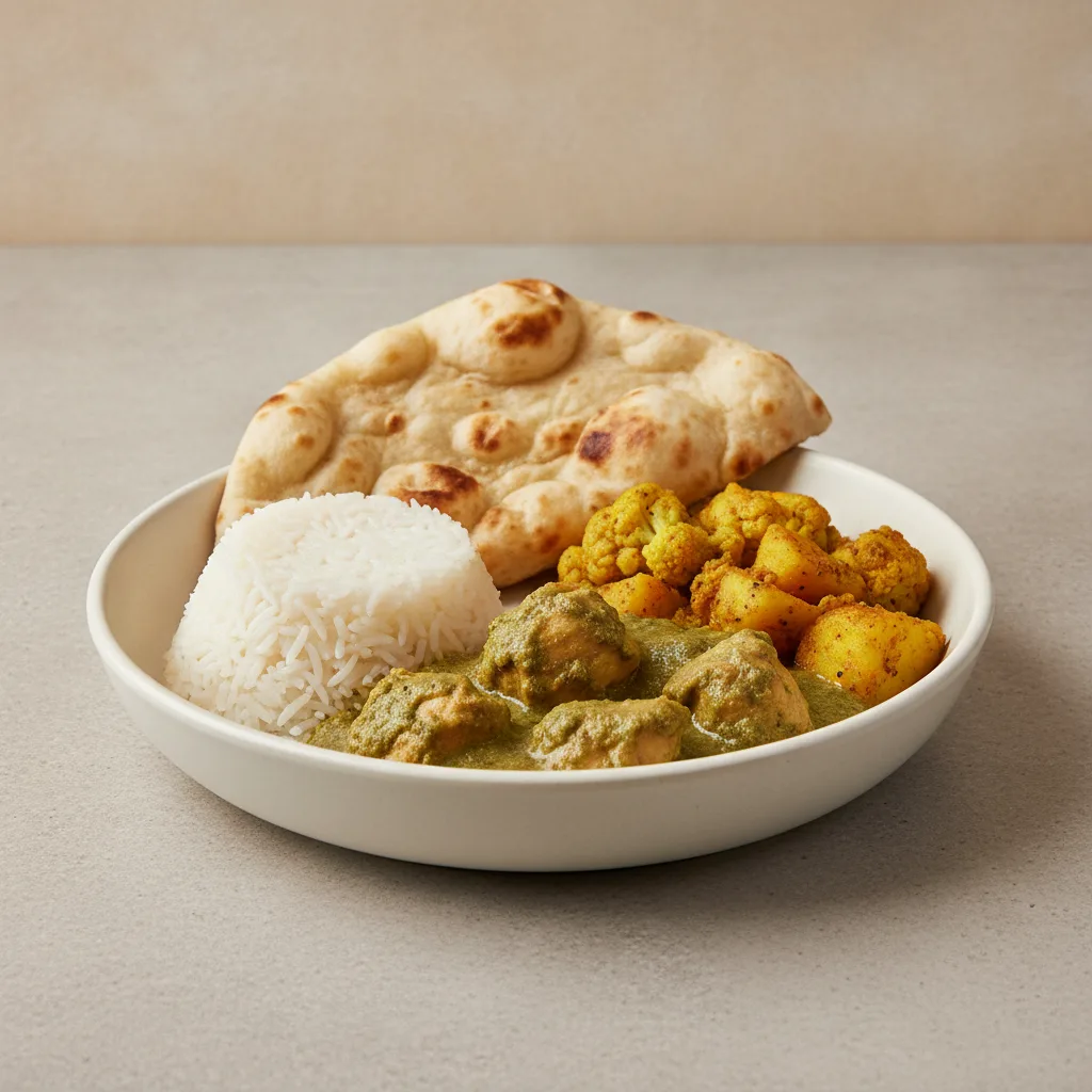 Bronze Package — Chicken Mint Curry and Aloo Gobi Bronze Package — Chicken Mint Curry and Aloo Gobi