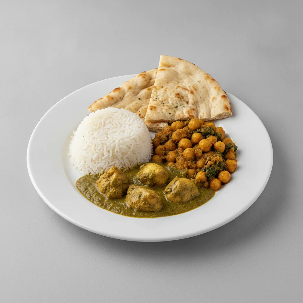 Bronze Package — Chicken Mint Curry and Channa Saag Bronze Package — Chicken Mint Curry and Channa Saag