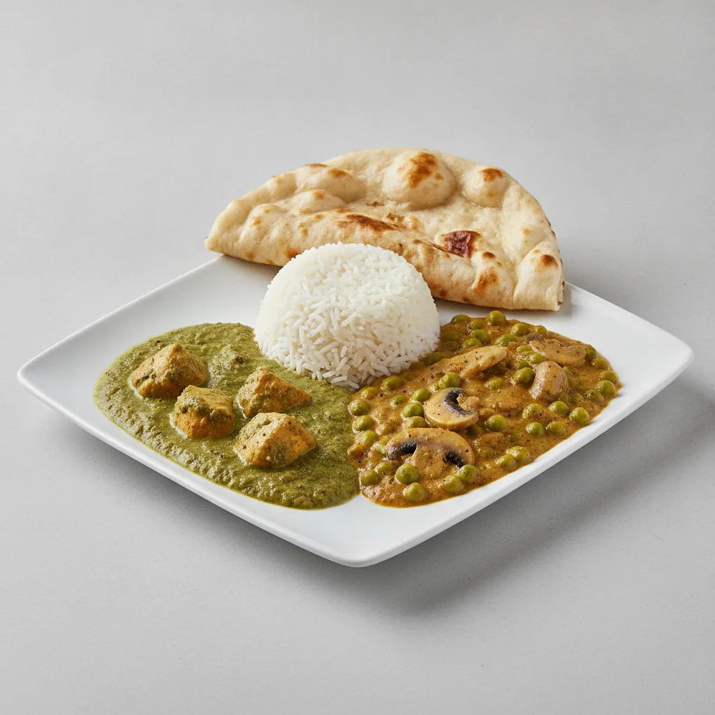 Bronze Package — Chicken Mint Curry and Matar Mushroom Bronze Package — Chicken Mint Curry and Matar Mushroom