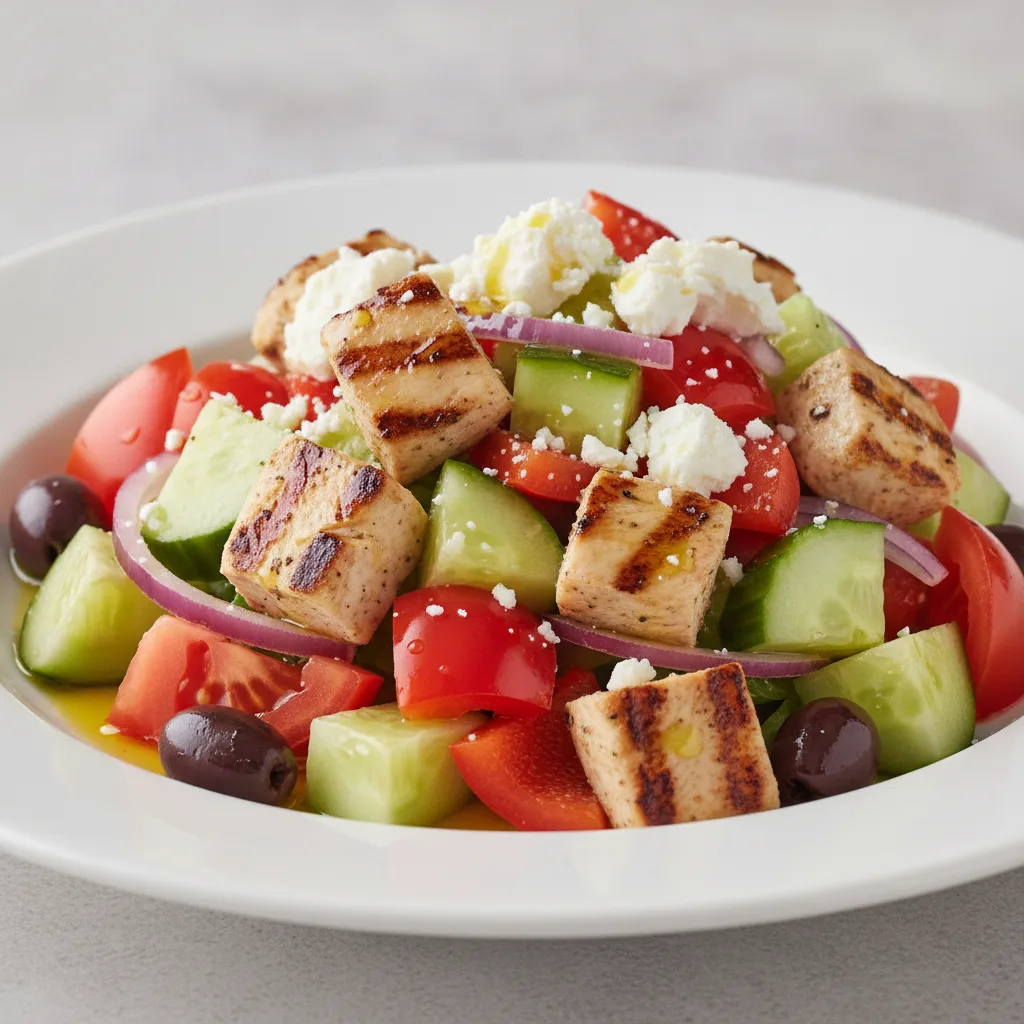 Greek Salad and Chicken Greek Salad and Chicken