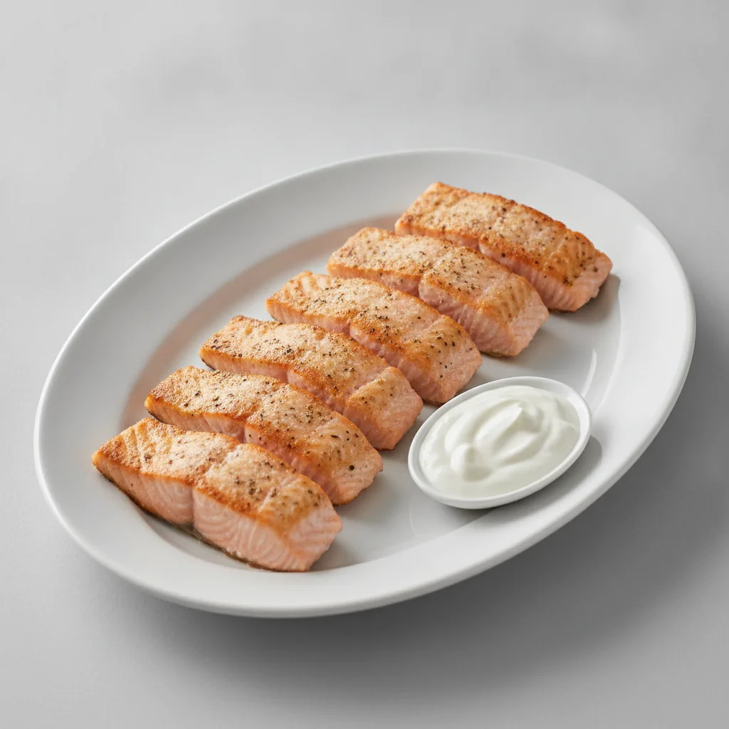 Salmon Filets - Yogurt Sauce Salmon Filets - Yogurt Sauce