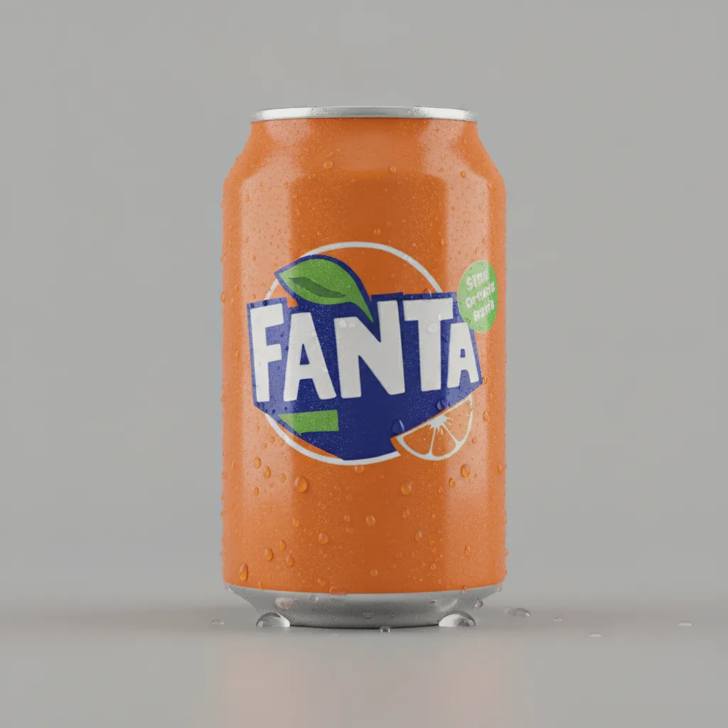 Soda Cans - Fanta Orange Soda Cans - Fanta Orange
