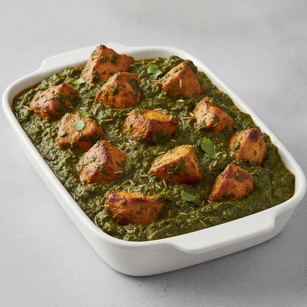 Chicken Saag Tray