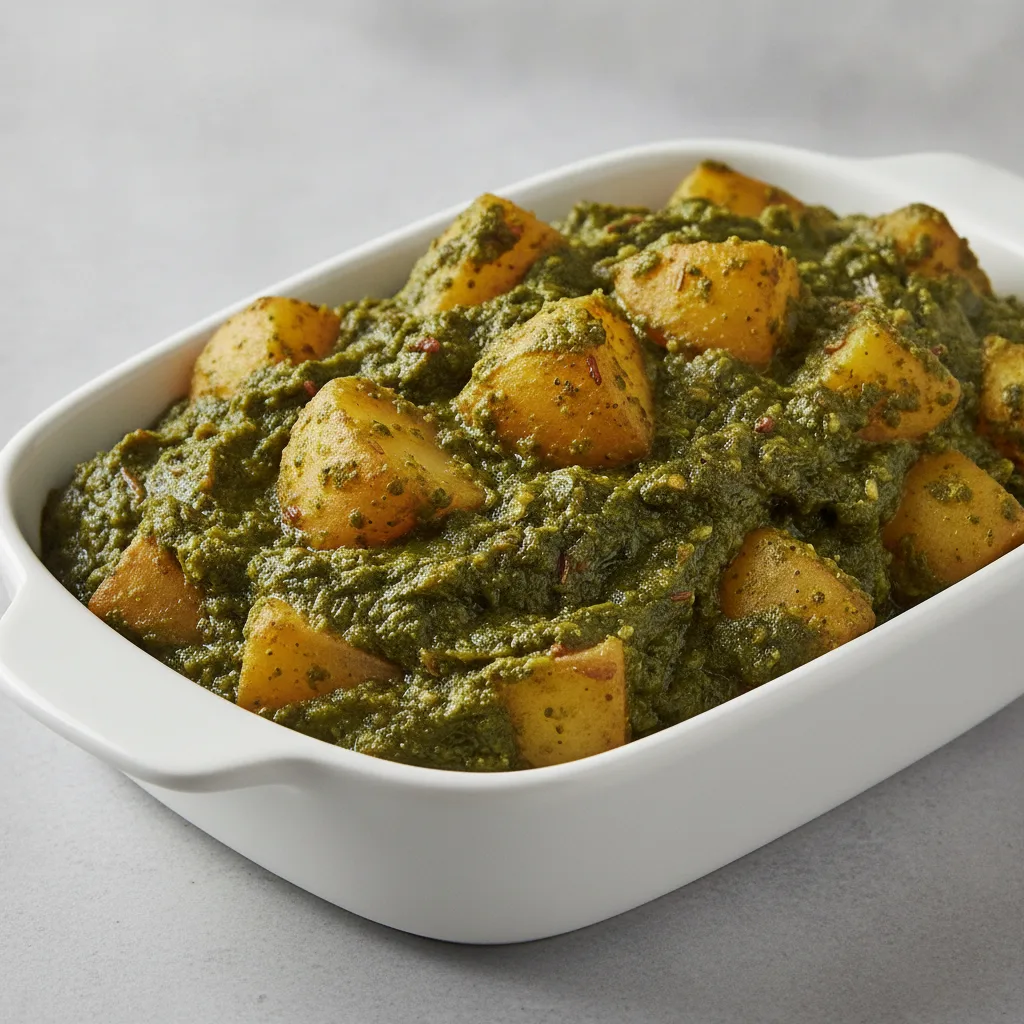 Aloo Palak Tray