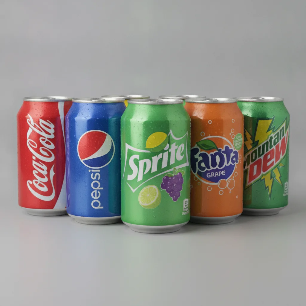 Assorted Canned Soda Assorted Canned Soda