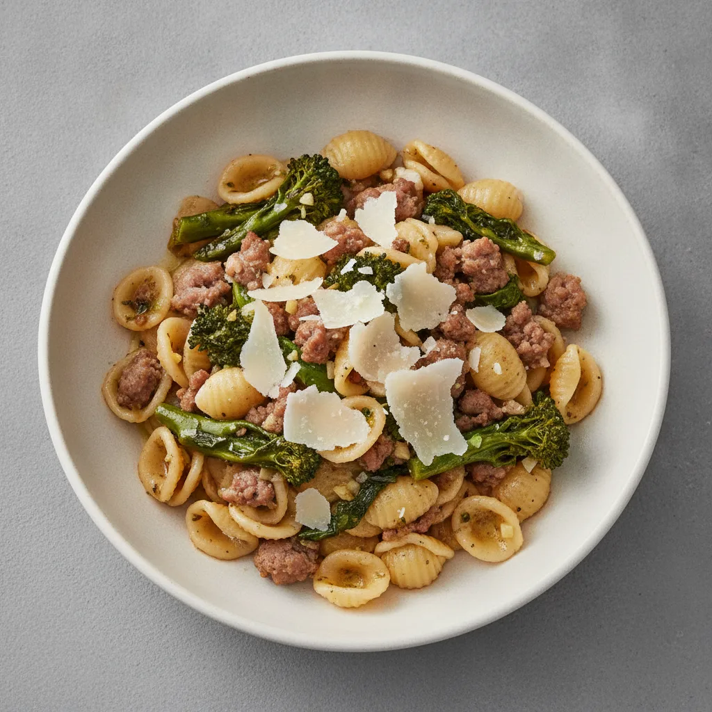 Orichette Pasta with Sausage