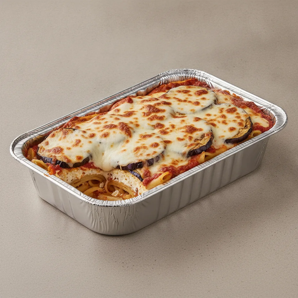 Eggplant Parmigiana half Tray