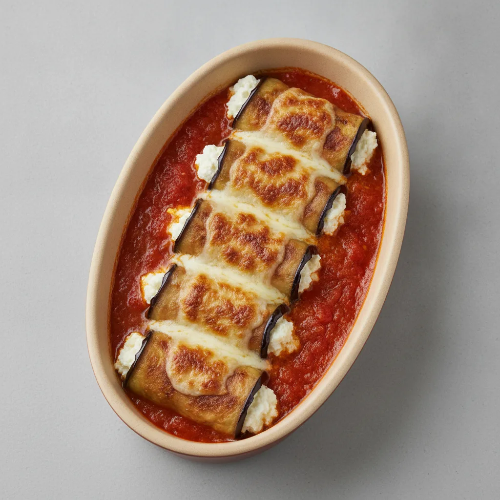 Eggplant Rollatini half Tray