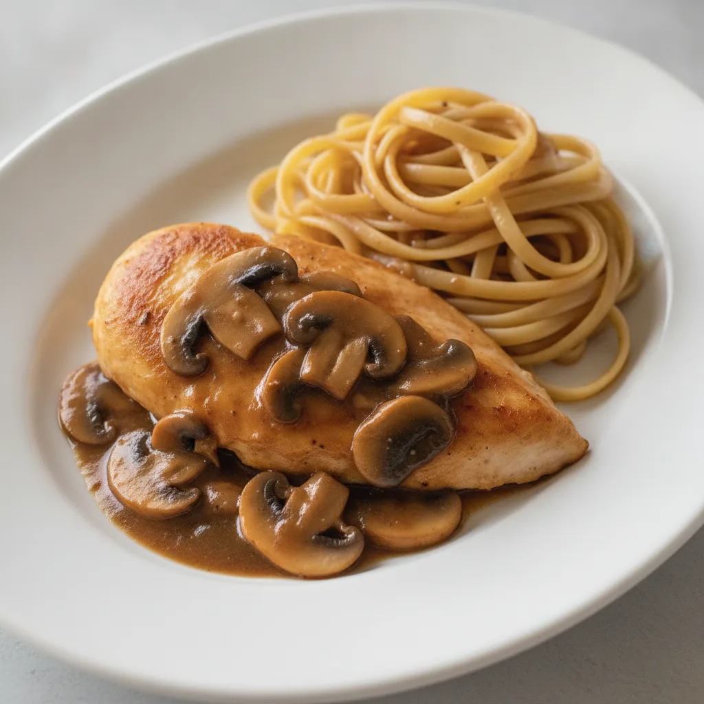 Chicken Marsala half Tray