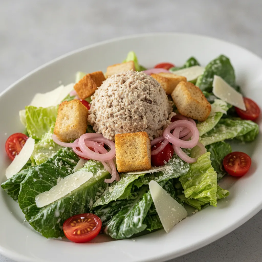 Caesar #2 Salad with Tuna Salad