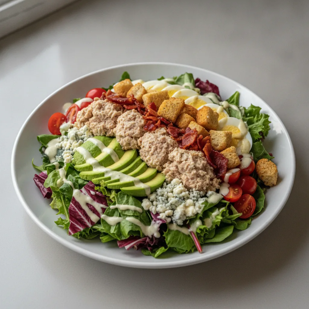 The Proper Cobb Salad with Tuna Salad