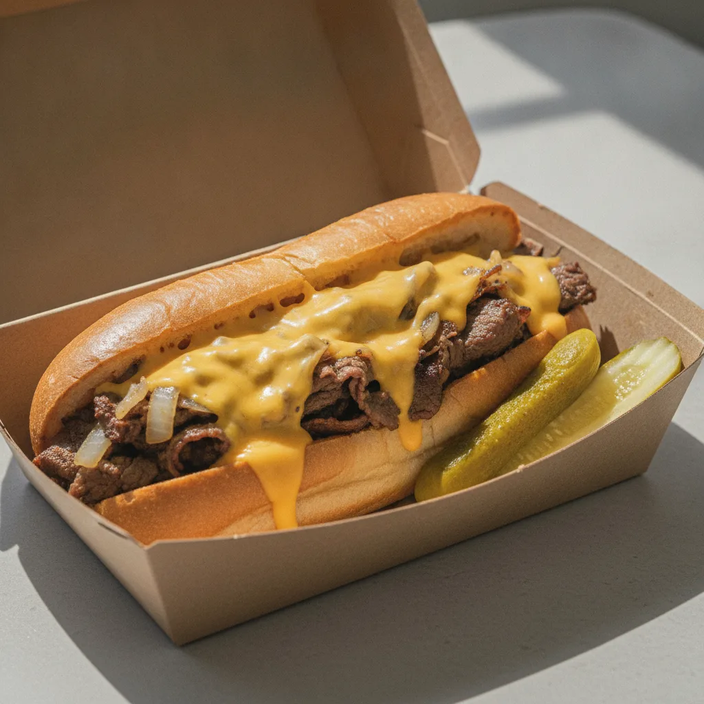 All American Cheesesteak (Cheddar) All American Cheesesteak (Cheddar)