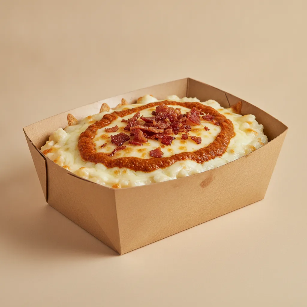 Coconut Cheesy Grits Box - Mozzarella Cheese , Bacon , Adobo Cream