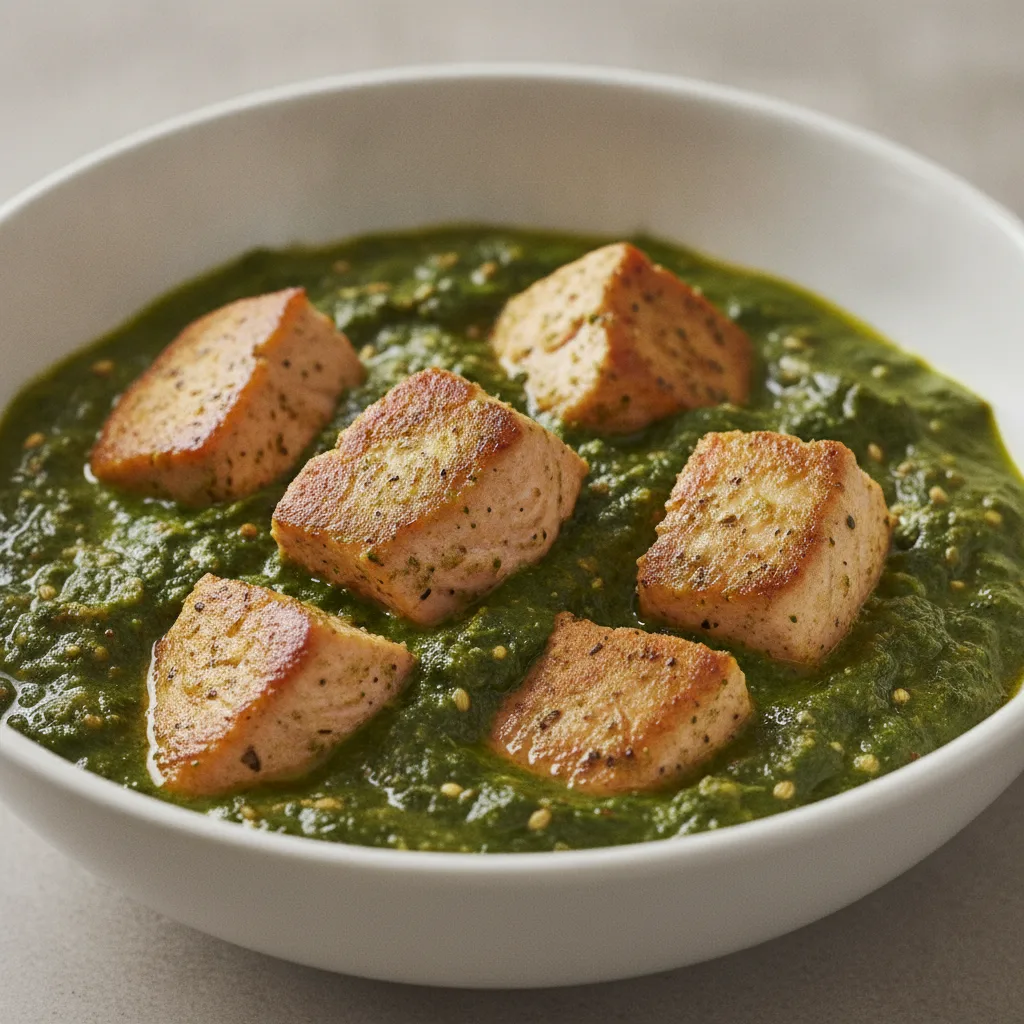 Salmon Saag Curry Salmon Saag Curry