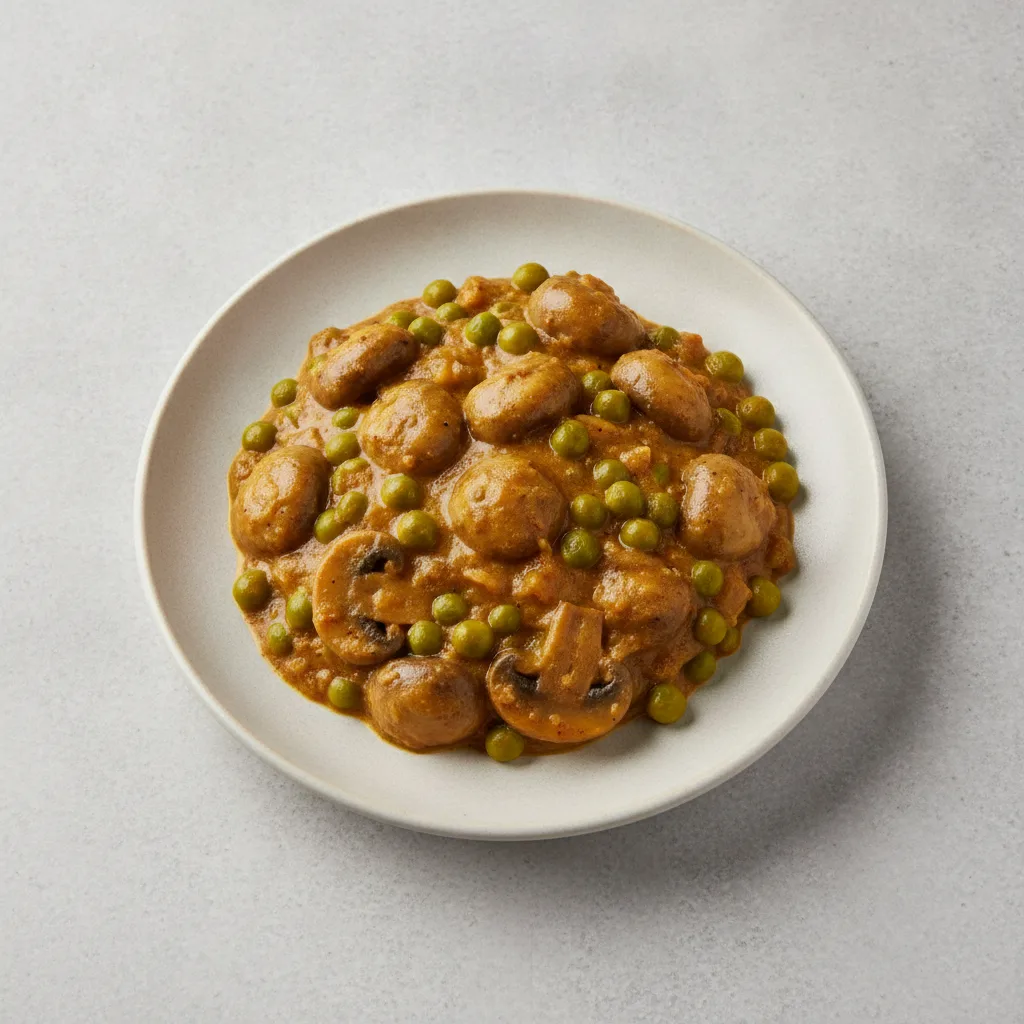 Mushroom Matar Mushroom Matar